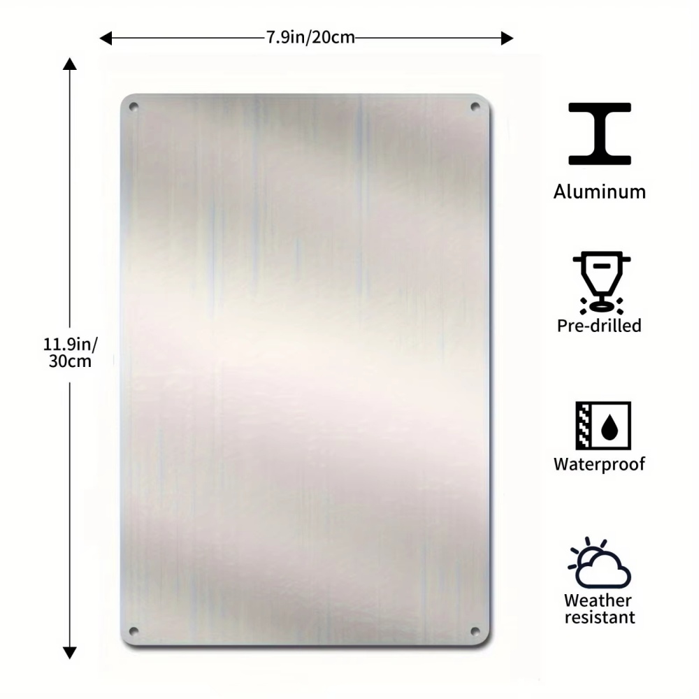 Placa de Metal de Alumínio Per - Home Decor Garden avaliação e preço