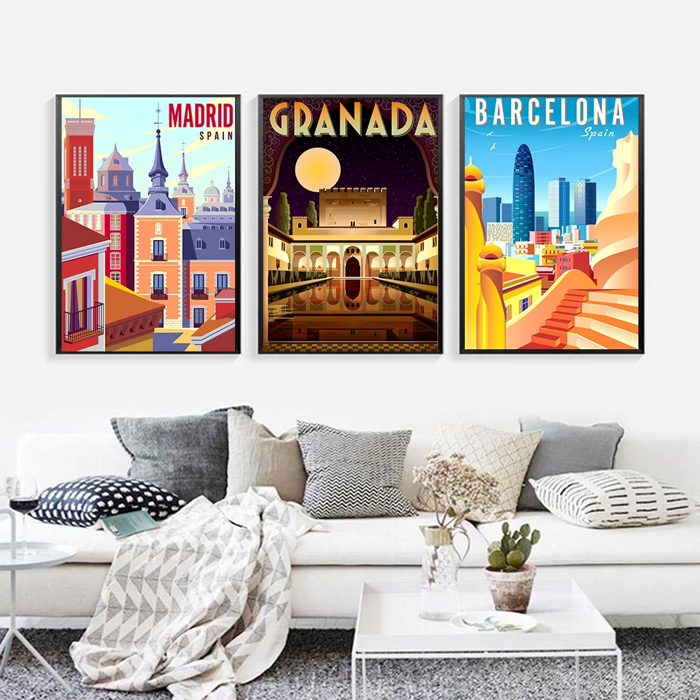 Pôster Artístico de Locais de  - Home Decor Location avaliação e preço