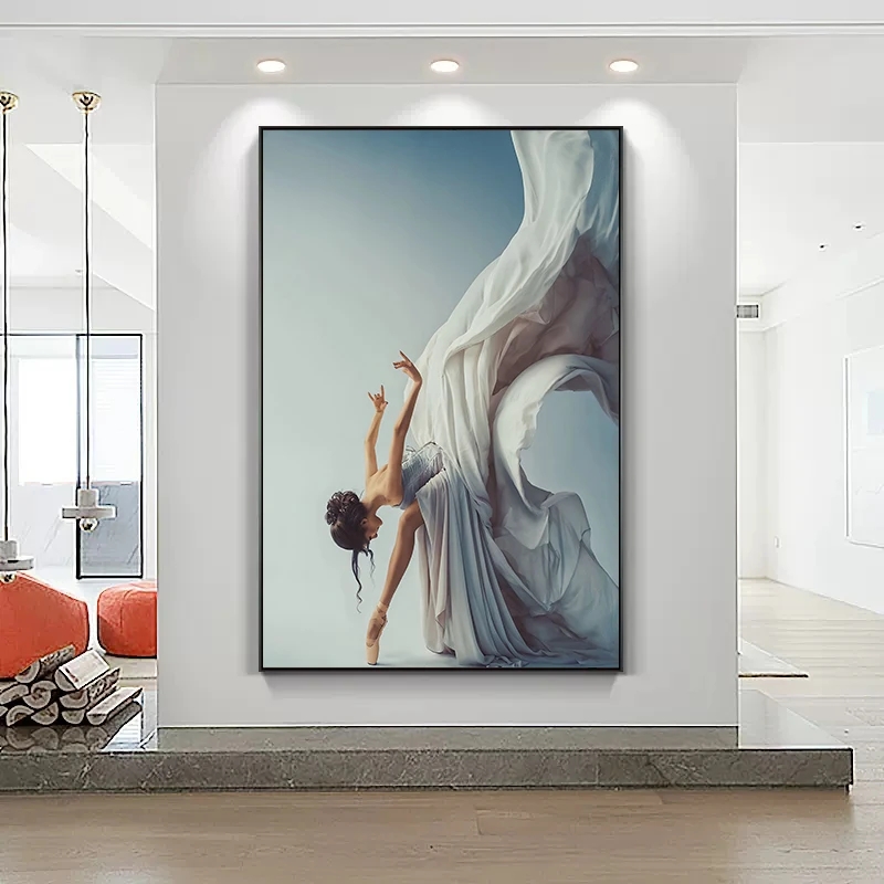 Pintura moderna de balé dança  - Home Decor Zen avaliação e preço