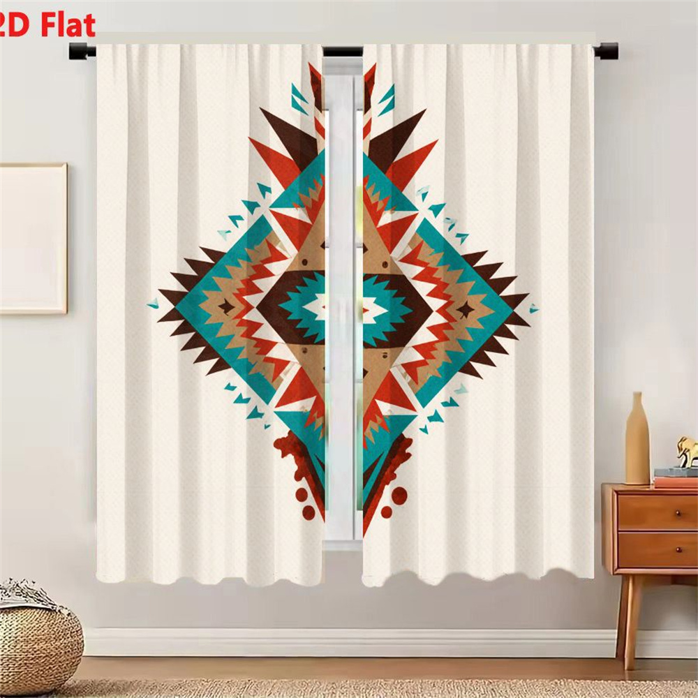 2 Peças de Cortinas com Design - Home Decor Color Palettes avaliação e preço