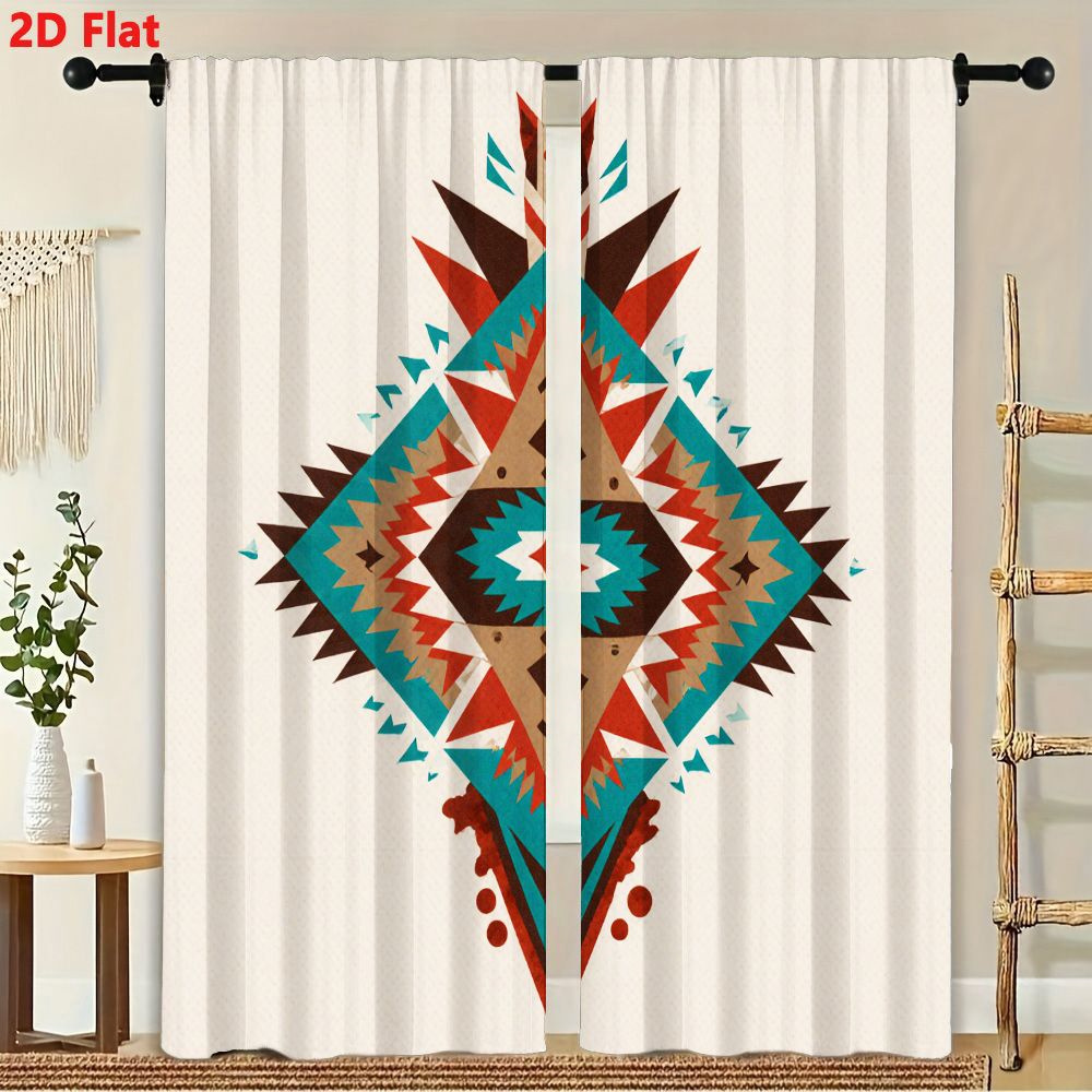 2 Peças de Cortinas com Design - Home Decor Color Palettes avaliação e preço