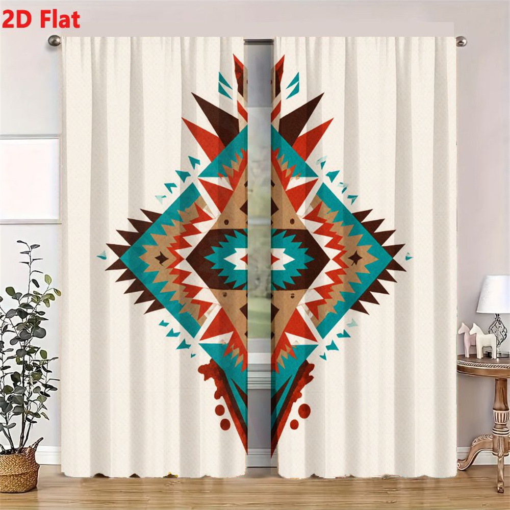 2 Peças de Cortinas com Design - Home Decor Color Palettes avaliação e preço