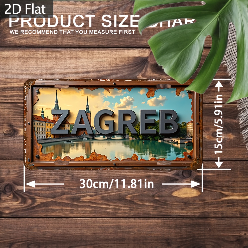 Decoração de Parede Metálica 2 - Home Decor Zagreb avaliação e preço