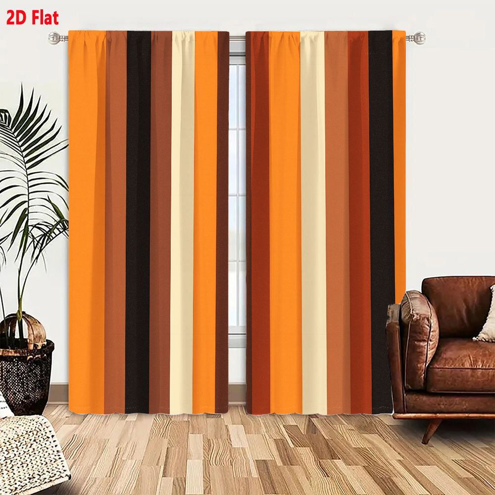 2 Peças de Cortinas com Padrão - Home Decor Color Palettes avaliação e preço