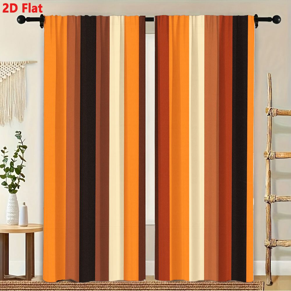 2 Peças de Cortinas com Padrão - Home Decor Color Palettes avaliação e preço