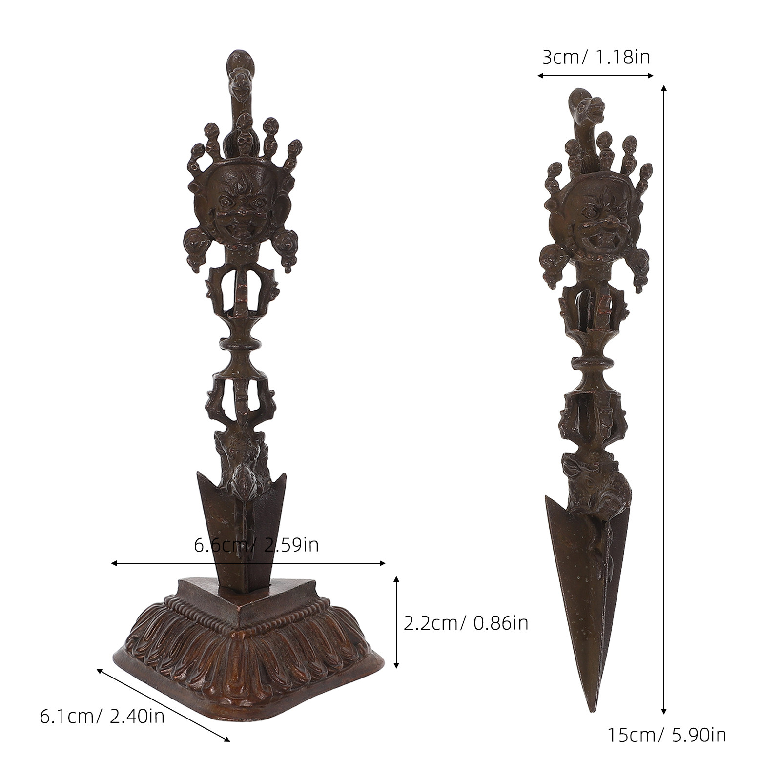 1 Conjunto de Vajra Dorje de C - Home Decor Zen avaliação e preço