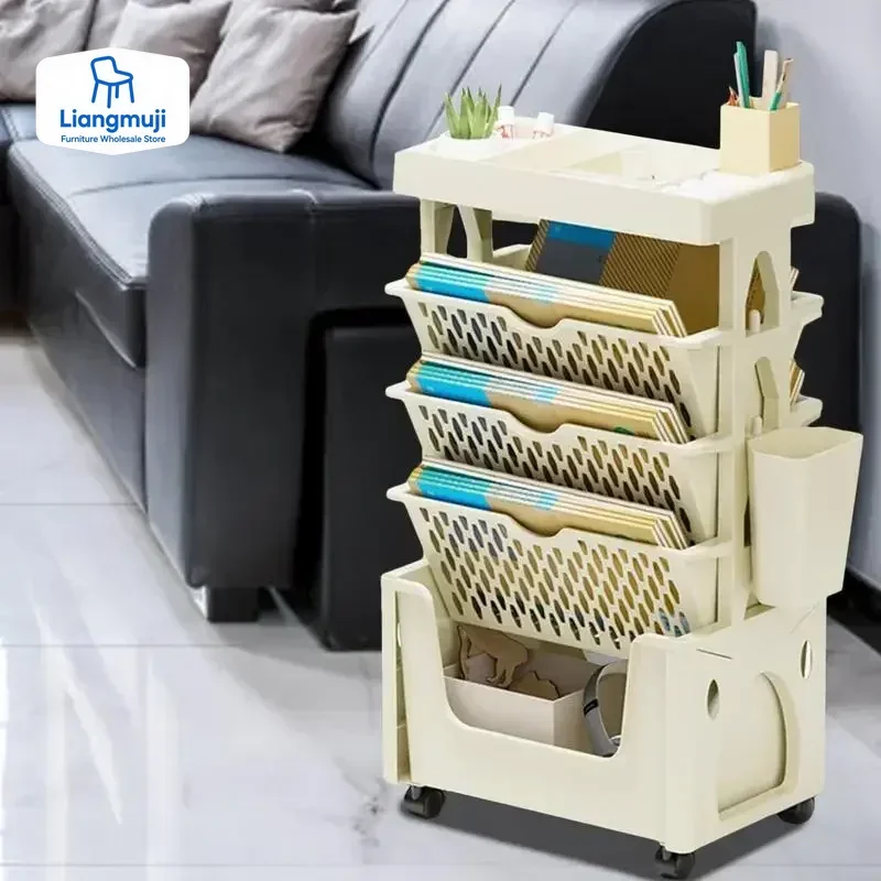 Prateleira de livro móvel de 5 - Home Decor On Wheels avaliação e preço