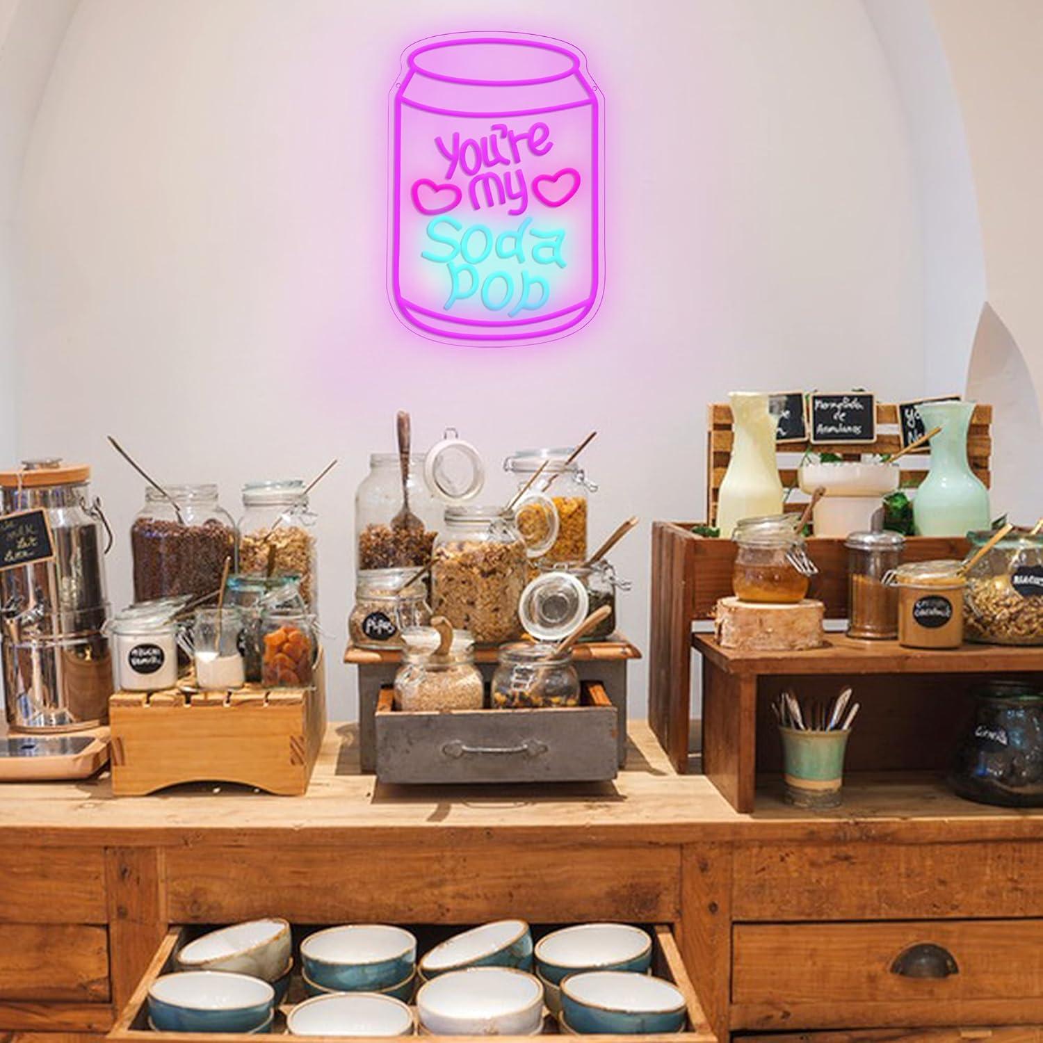 Letreiro Neon Romântico com LE - Home Decor Games avaliação e preço