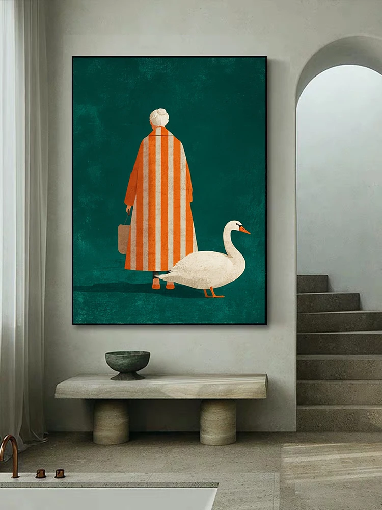 Figura em laranja branco listr - Home Decor Orange avaliação e preço