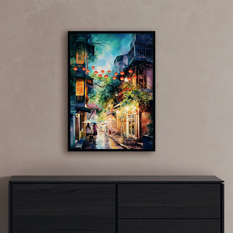Pôster de Vila Vietnamita, Cen - Home Decor Market avaliação e preço