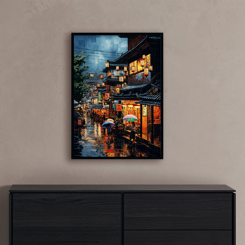 Pôster de Vila Vietnamita, Cen - Home Decor Market avaliação e preço
