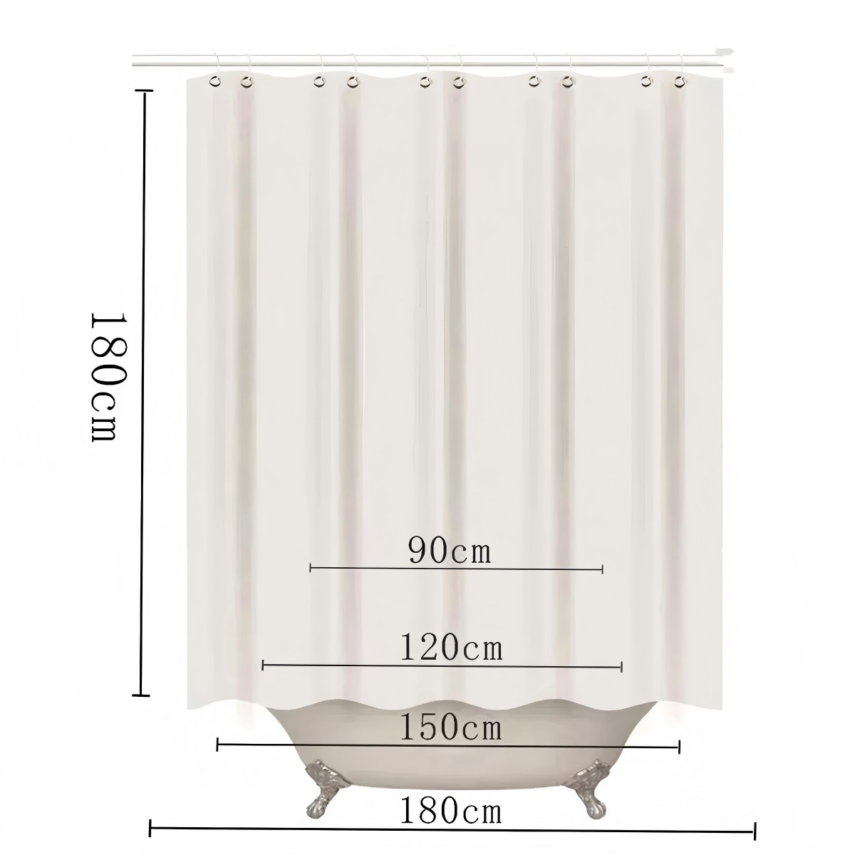 Linda cortina de chuveiro com  - Home Decor Market avaliação e preço