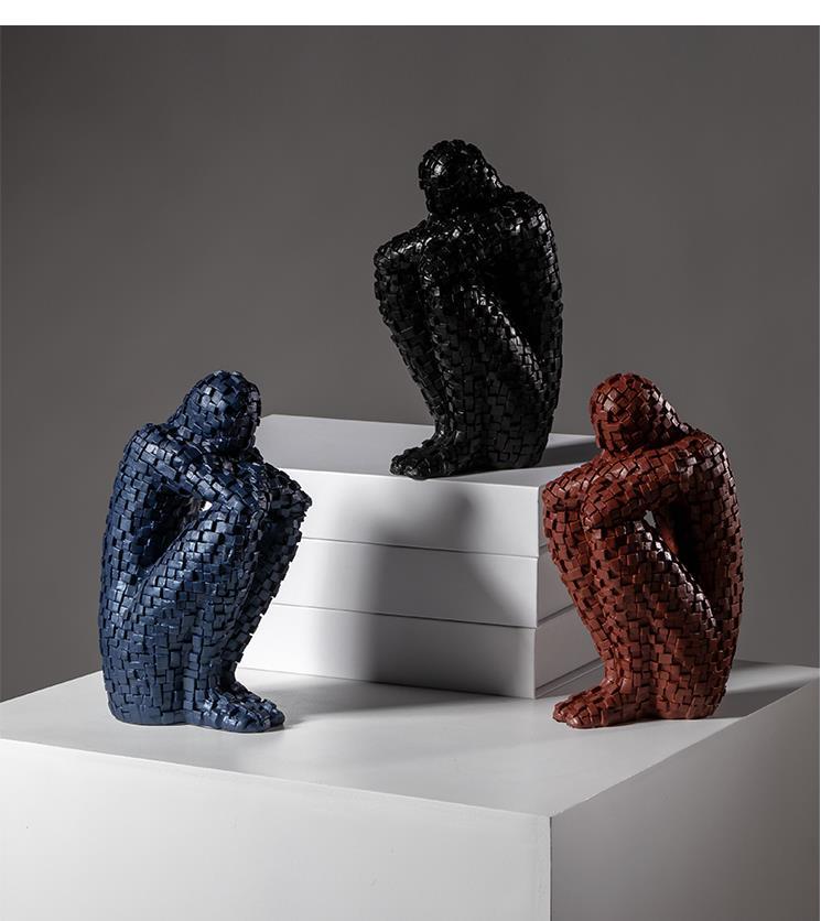 Escultura de Figuras em Mosaic - Abstract Sculpture Resin avaliação e preço